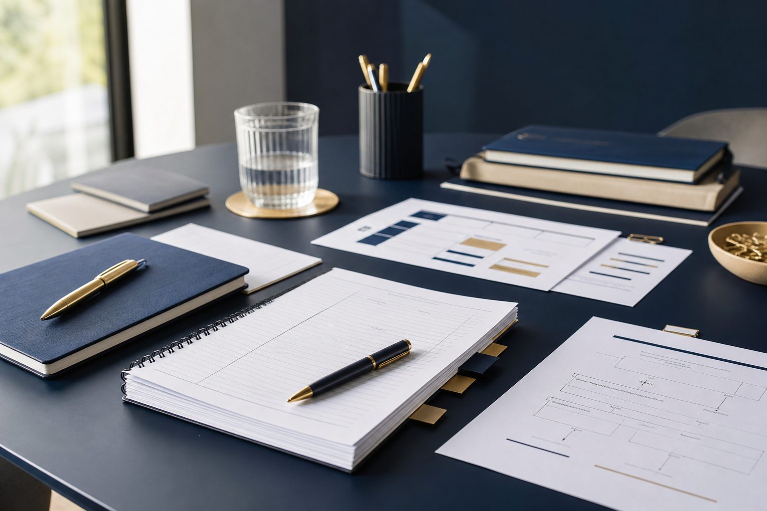Training materials and notebooks prepared for a professional recruitment compliance workshop